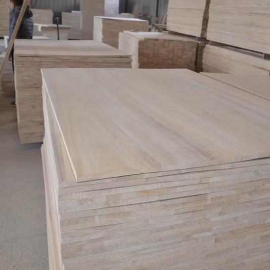 Cheaper Price Paulownia Solid Wood Board Edge Glued Panel Finger Joint Boards
