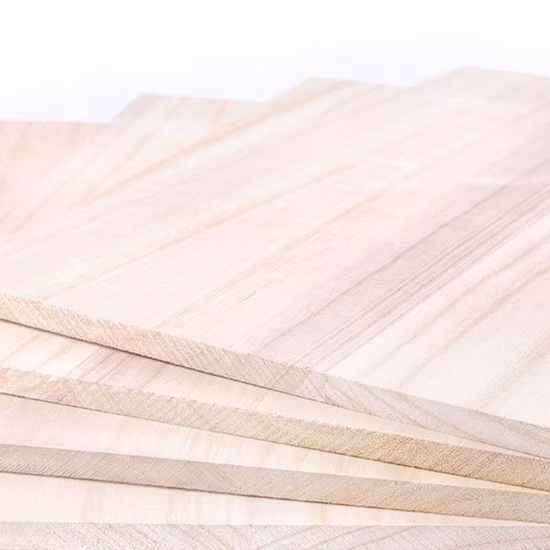 Quality Raw Materials Solid Pine Poplar Paulownia Wood Board for Furniture/Decoration Finger Jointed Timber Sheets