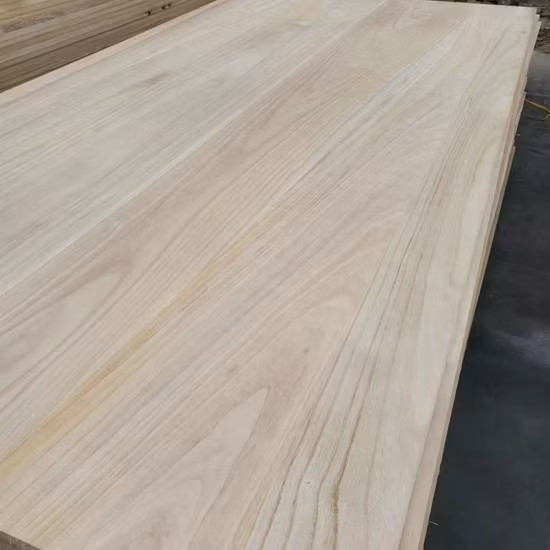 China Pao Tong Paulownia Wood Edge Glued Panel Finger Joint Board Paulownia Planks for Sale