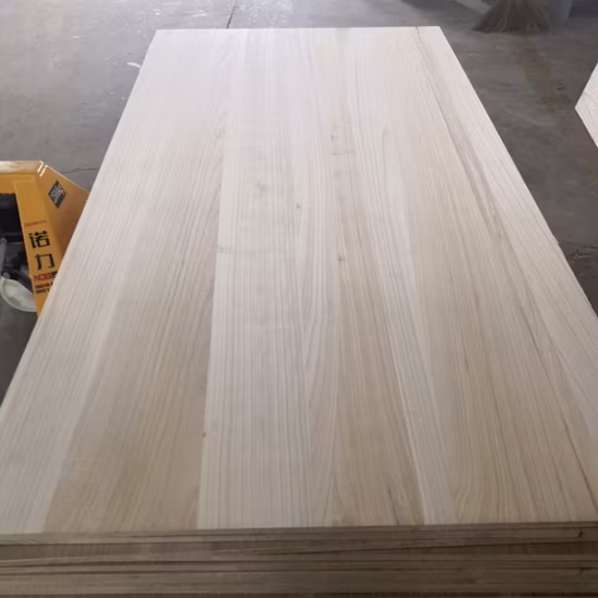 China Wood Paulownia Edge Glued Joint Solid Wood Board Paulownia Board Price Solid Panels/Boards Beech Paulownia Wood Suppliers for Furniture